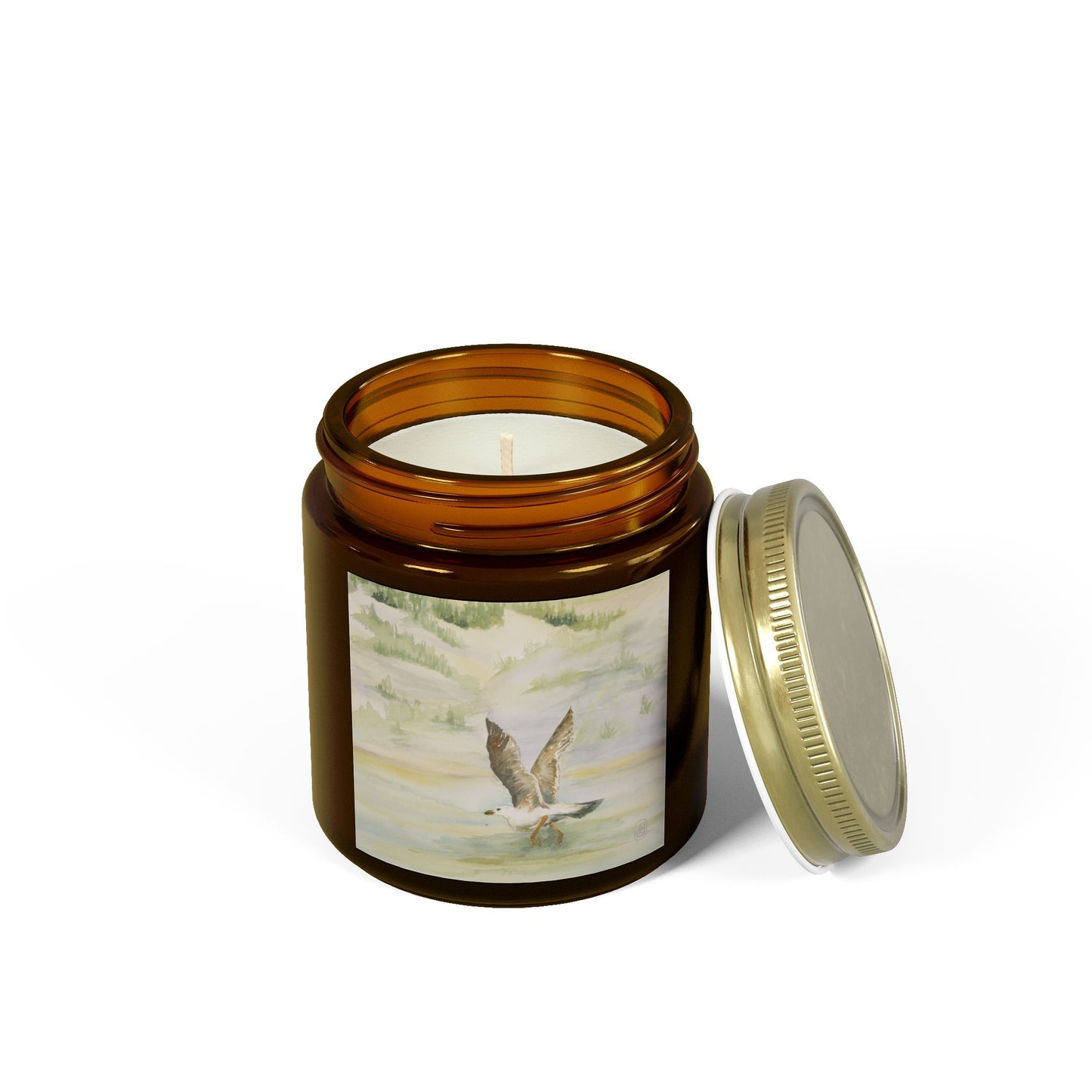 Nature-Inspired Scented Candle - Coconut Apricot Wax (4oz, 9oz)