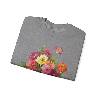 Everyday Is A Good Day For Watercolor - Floral Art Sweatshirt with Inspirational Quote