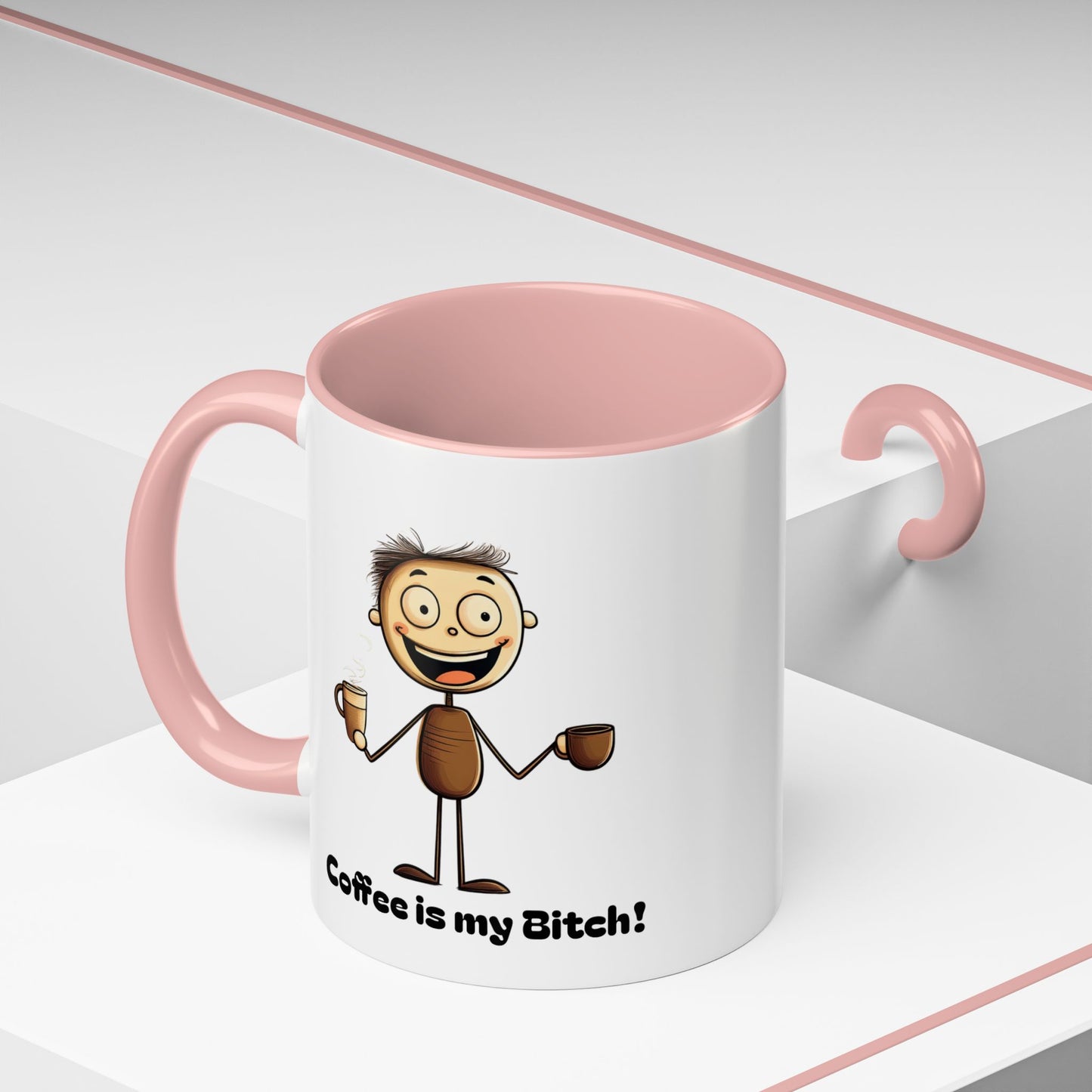 Funny Coffee Mug "Coffee is my Bitch", Perfect Gift for Coffee Lovers, Humor For Friends, Office Desk Decor, Unique Birthday Present,