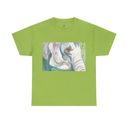 I Travel With My Trunk Out Front - Elephant Watercolor T-shirt, Unique Summery Gift for All Ages - Fun Tee, Unisex Garment-Dyed Shirt