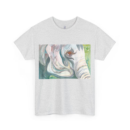 I Travel With My Trunk Out Front - Elephant Watercolor T-shirt, Unique Summery Gift for All Ages - Fun Tee, Unisex Garment-Dyed Shirt