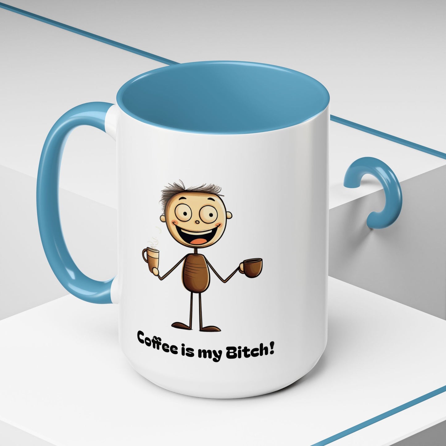 Funny Coffee Mug "Coffee is my Bitch", Perfect Gift for Coffee Lovers, Humor For Friends, Office Desk Decor, Unique Birthday Present,