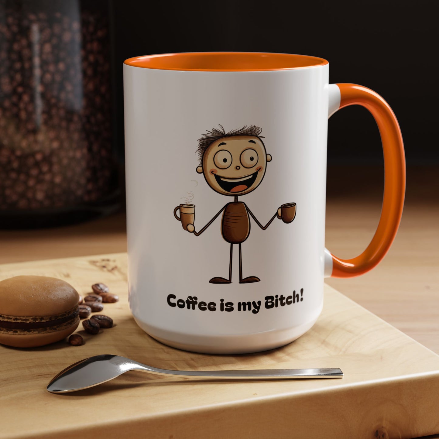 Funny Coffee Mug "Coffee is my Bitch", Perfect Gift for Coffee Lovers, Humor For Friends, Office Desk Decor, Unique Birthday Present,