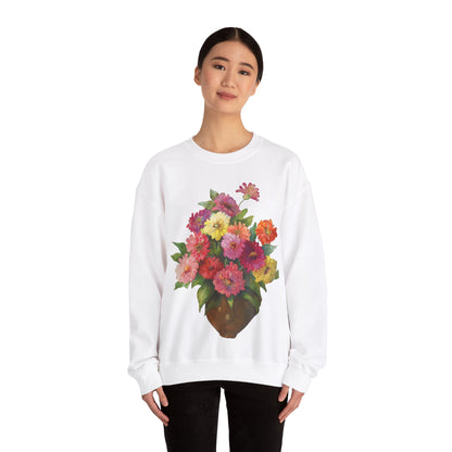 Everyday Is A Good Day For Watercolor - Floral Art Sweatshirt with Inspirational Quote