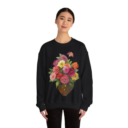 Everyday Is A Good Day For Watercolor - Floral Art Sweatshirt with Inspirational Quote