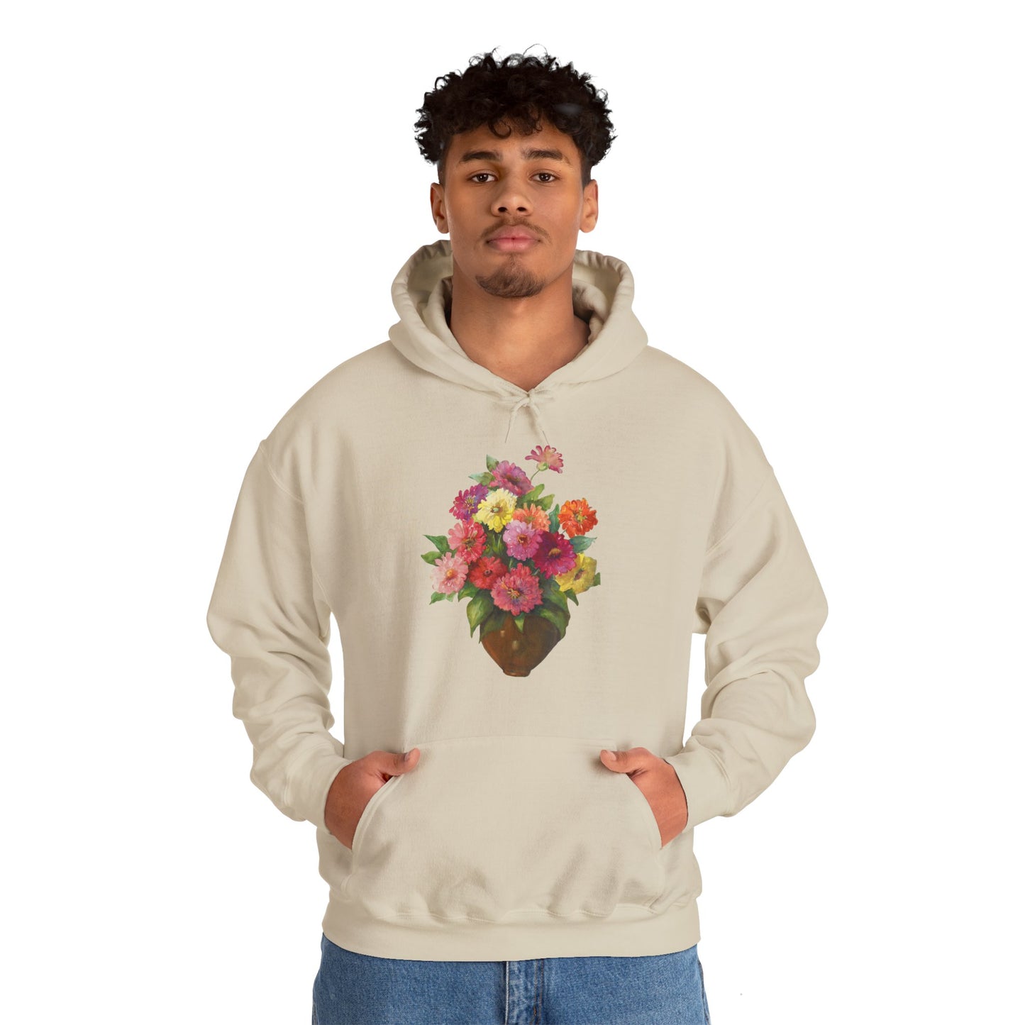 Floral Watercolor Sweatshirt - Everyday Comfort for Art Lovers