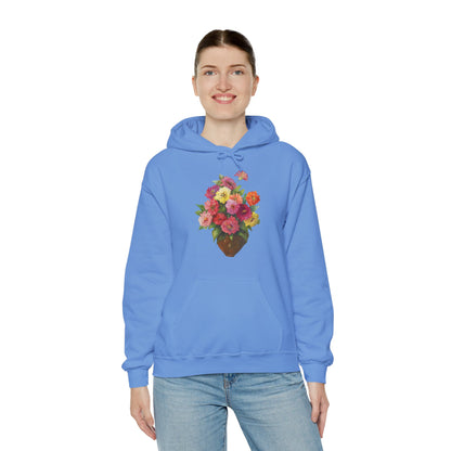 Floral Watercolor Sweatshirt - Everyday Comfort for Art Lovers