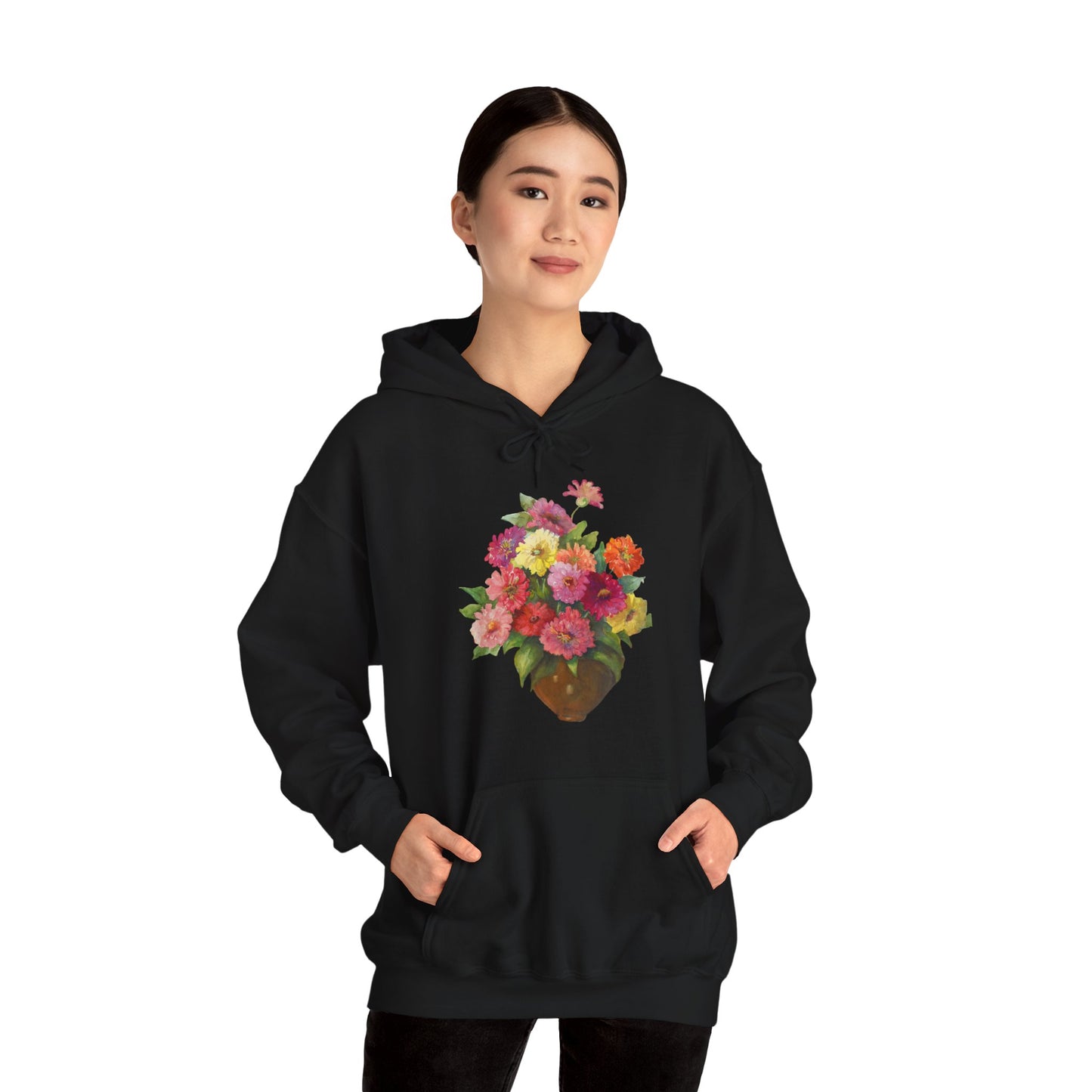 Floral Watercolor Sweatshirt - Everyday Comfort for Art Lovers