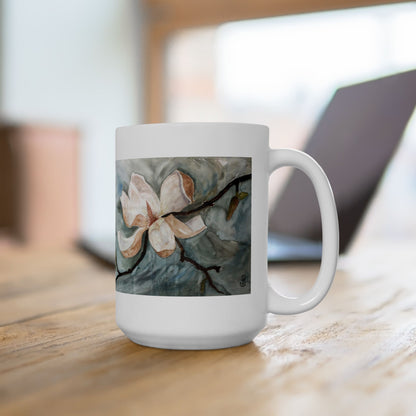 Elegant Watercolor Flower Ceramic Mug - Perfect Gift for Floral Lovers