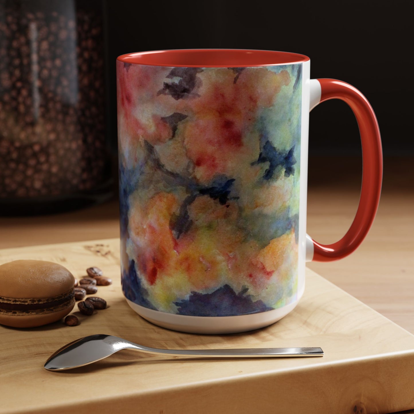 Colorful Abstract Accent Coffee Mug - 11 & 15oz