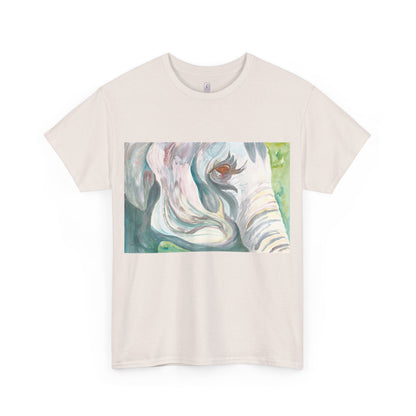 I Travel With My Trunk Out Front - Elephant Watercolor T-shirt, Unique Summery Gift for All Ages - Fun Tee, Unisex Garment-Dyed Shirt