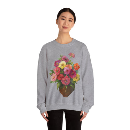 Everyday Is A Good Day For Watercolor - Floral Art Sweatshirt with Inspirational Quote