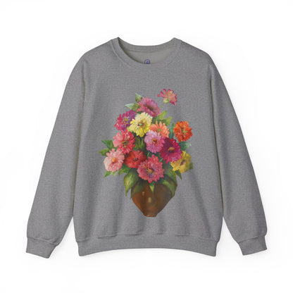 Everyday Is A Good Day For Watercolor - Floral Art Sweatshirt with Inspirational Quote