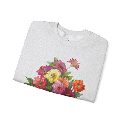 Everyday Is A Good Day For Watercolor - Floral Art Sweatshirt with Inspirational Quote