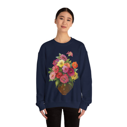 Everyday Is A Good Day For Watercolor - Floral Art Sweatshirt with Inspirational Quote