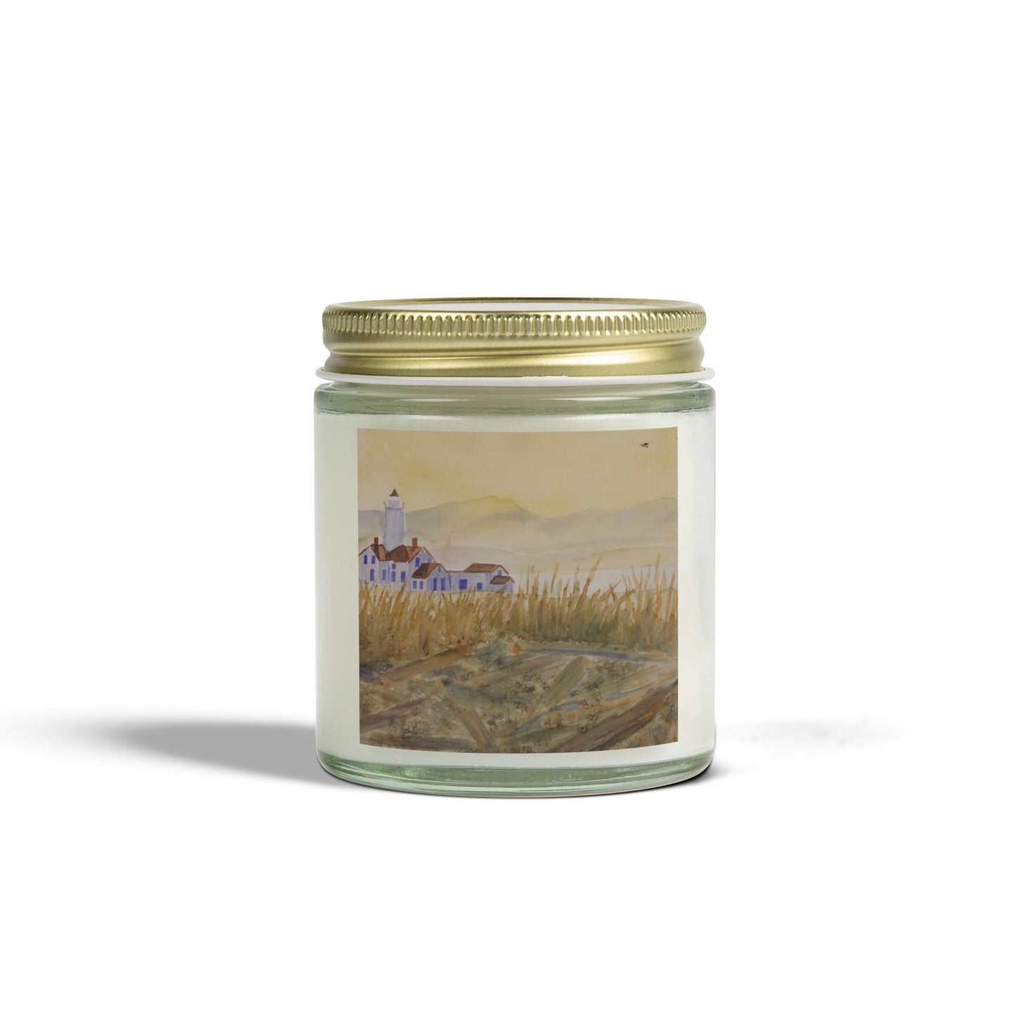 Cozy Coastal Escape Scented Candle - Coconut Apricot Wax (4oz, 9oz)