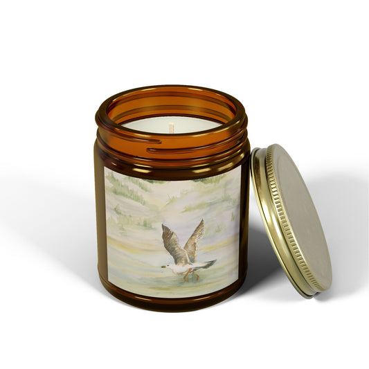 Nature-Inspired Scented Candle - Coconut Apricot Wax (4oz, 9oz)