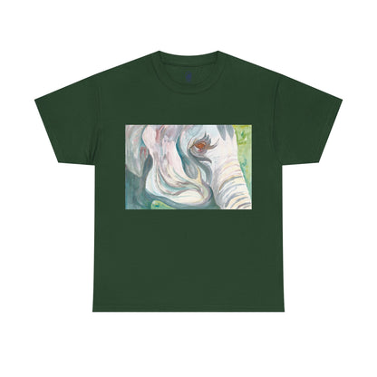 I Travel With My Trunk Out Front - Elephant Watercolor T-shirt, Unique Summery Gift for All Ages - Fun Tee, Unisex Garment-Dyed Shirt