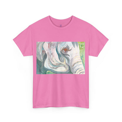 I Travel With My Trunk Out Front - Elephant Watercolor T-shirt, Unique Summery Gift for All Ages - Fun Tee, Unisex Garment-Dyed Shirt