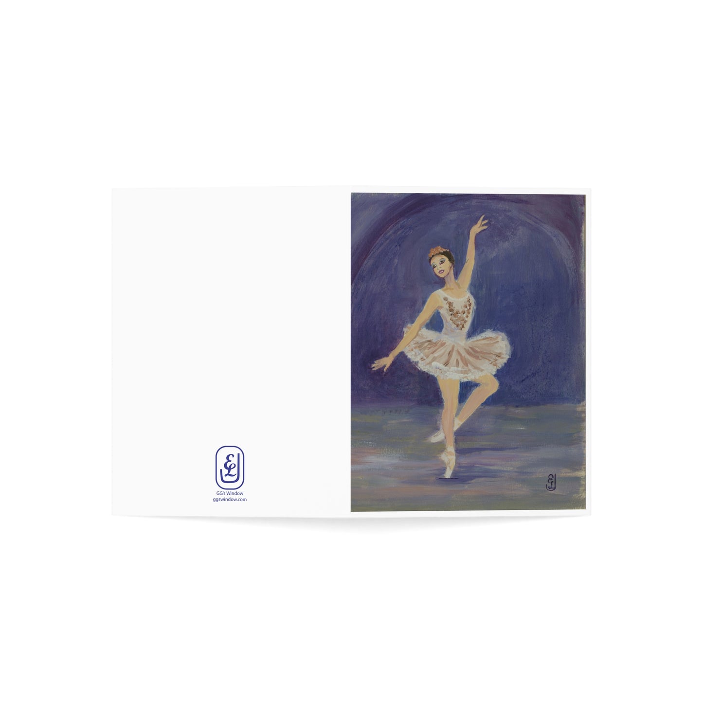 Elegant Ballet Greeting Cards Set - 1, 10, 30, or 50pcs