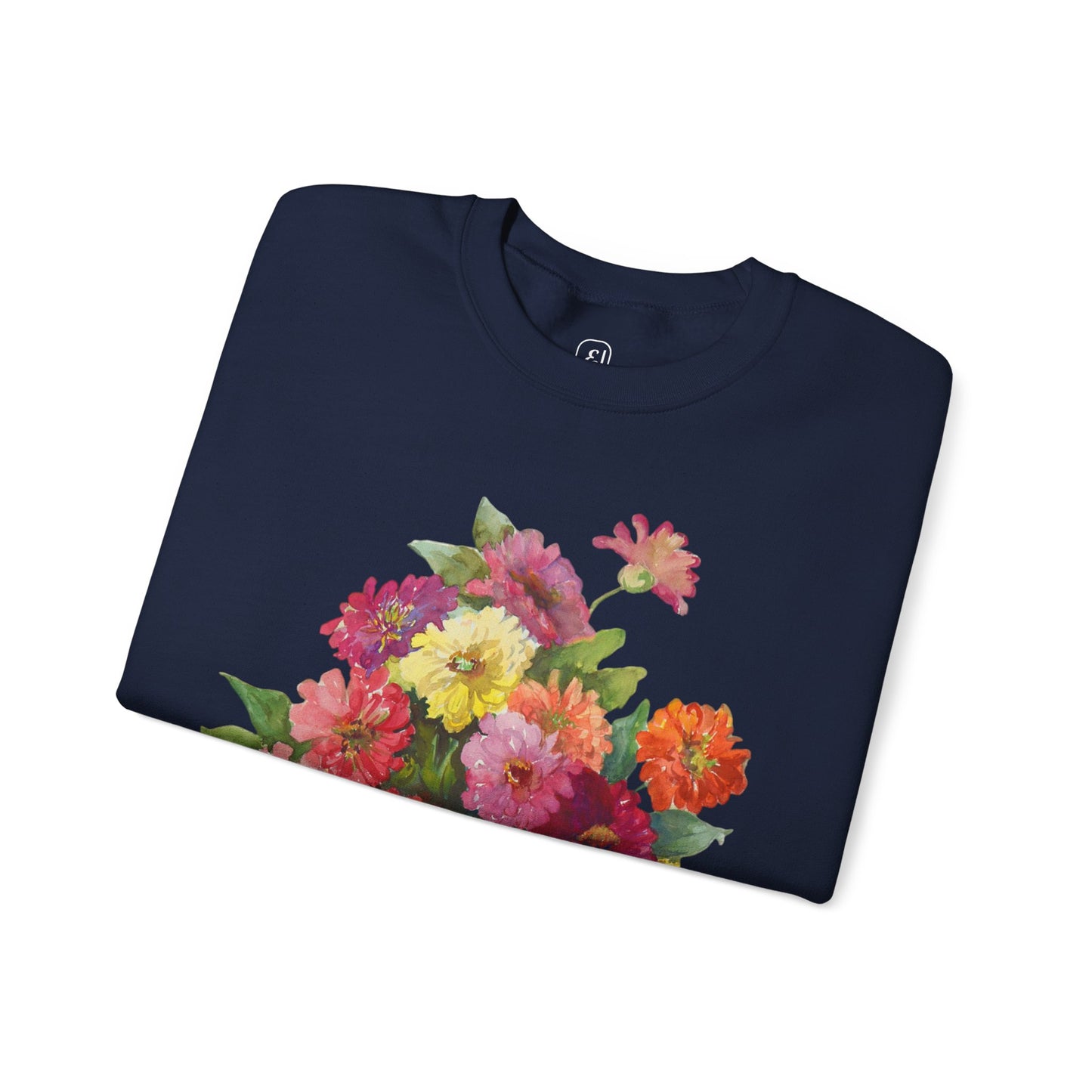 Everyday Is A Good Day For Watercolor - Floral Art Sweatshirt with Inspirational Quote