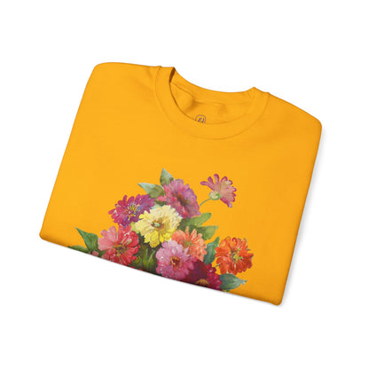 Everyday Is A Good Day For Watercolor - Floral Art Sweatshirt with Inspirational Quote