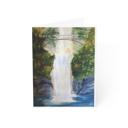 Waterfall Greeting Cards - Pack of 1, 10, 30, or 50