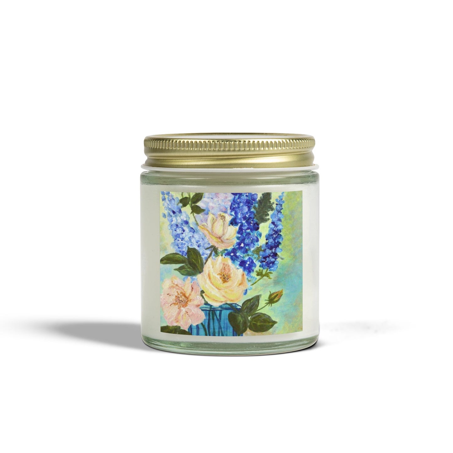 Floral Scented Candle - Coconut Apricot Wax (4oz, 9oz) - Perfect for Relaxation and Home Decor