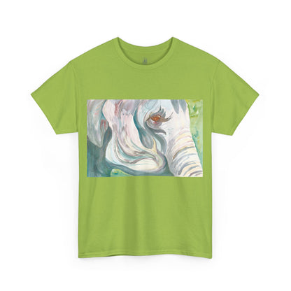 I Travel With My Trunk Out Front - Elephant Watercolor T-shirt, Unique Summery Gift for All Ages - Fun Tee, Unisex Garment-Dyed Shirt