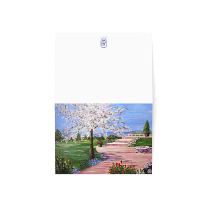 Elegant Floral Greeting Cards Set - 1, 10, 30, and 50pcs