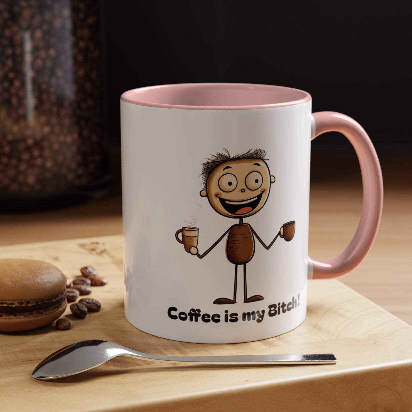 Funny Coffee Mug "Coffee is my Bitch", Perfect Gift for Coffee Lovers, Humor For Friends, Office Desk Decor, Unique Birthday Present,