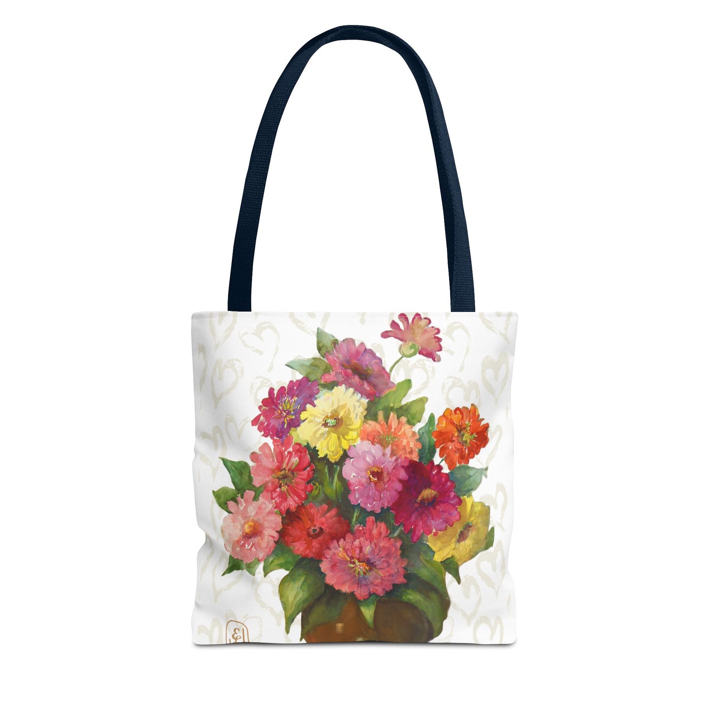 Floral Tote Bag - Vibrant Flower Design for Shopping, Beach, Travel, Mother's Day, Birthday Gift, Eco-Friendly