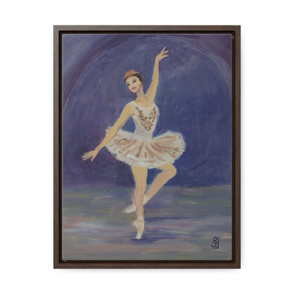 Wraps, Ballerina Watercolor Vertical Frame Art Print for a Fun Gift, Wall Decor, Home Decoration, All Ocasions