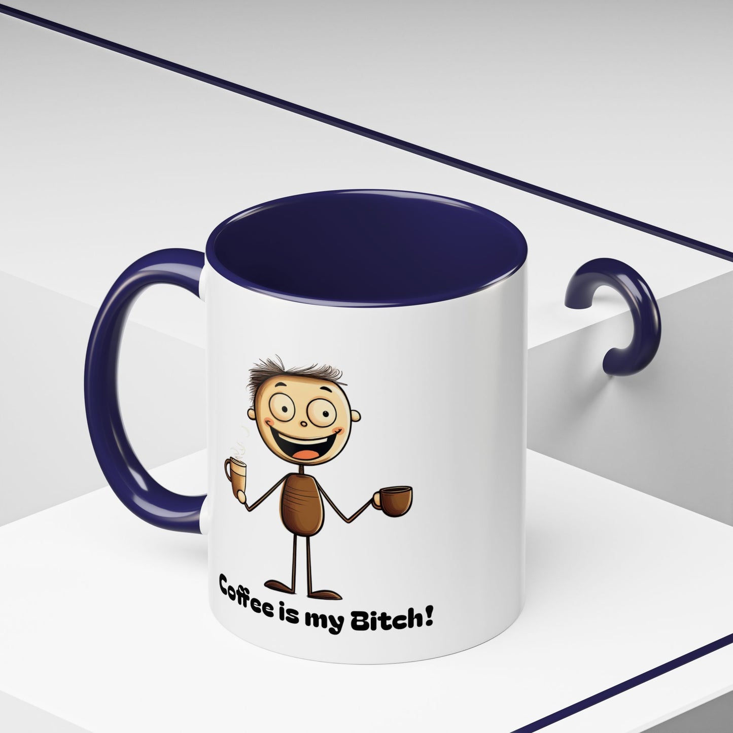 Funny Coffee Mug "Coffee is my Bitch", Perfect Gift for Coffee Lovers, Humor For Friends, Office Desk Decor, Unique Birthday Present,