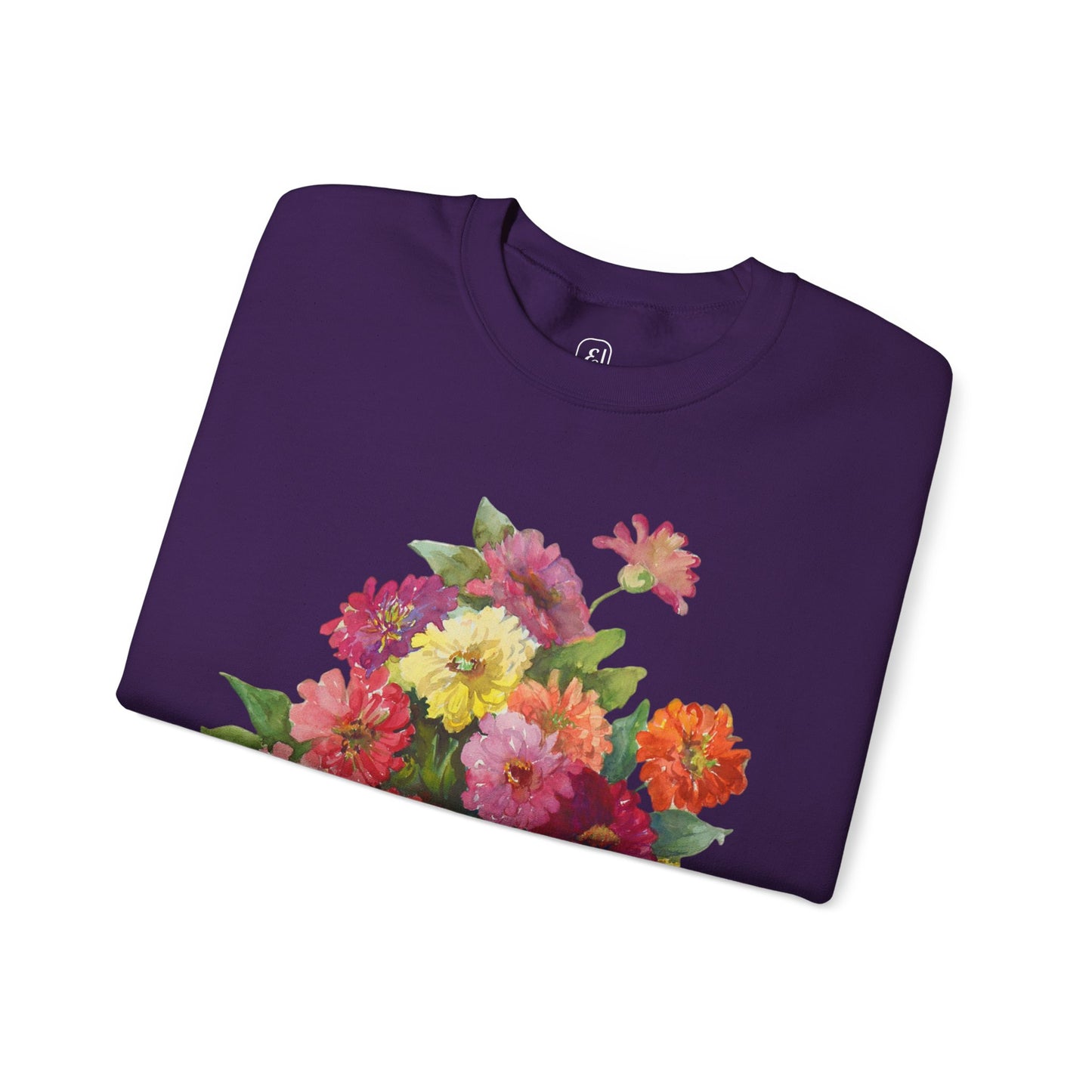 Everyday Is A Good Day For Watercolor - Floral Art Sweatshirt with Inspirational Quote