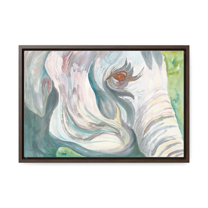 Canvas Wraps, Watercolor 'Elephant', Multiple Size & Color Options, Home Decor, Wall Art, Gift Idea, Office Decor, fun