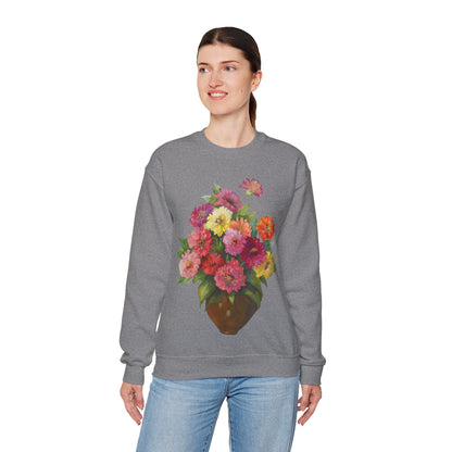 Everyday Is A Good Day For Watercolor - Floral Art Sweatshirt with Inspirational Quote