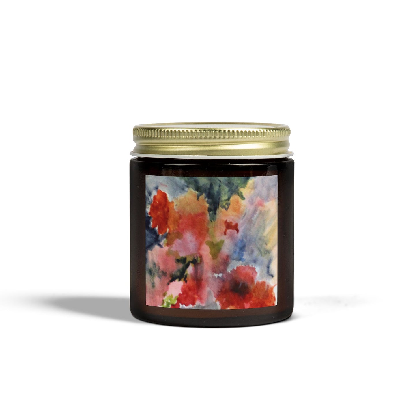 Floral Scented Candle | Coconut Apricot Wax | 4oz & 9oz