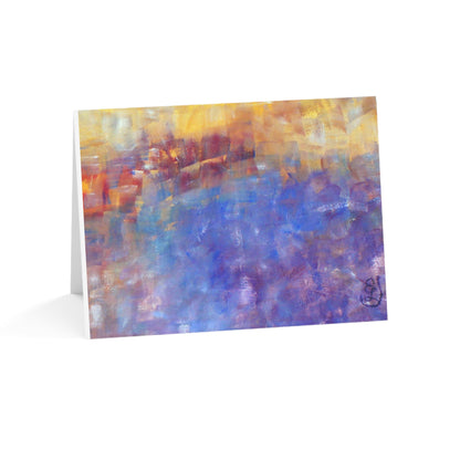 Colorful Abstract Greeting Cards - Set of 10, 30, or 50 for All Occasions