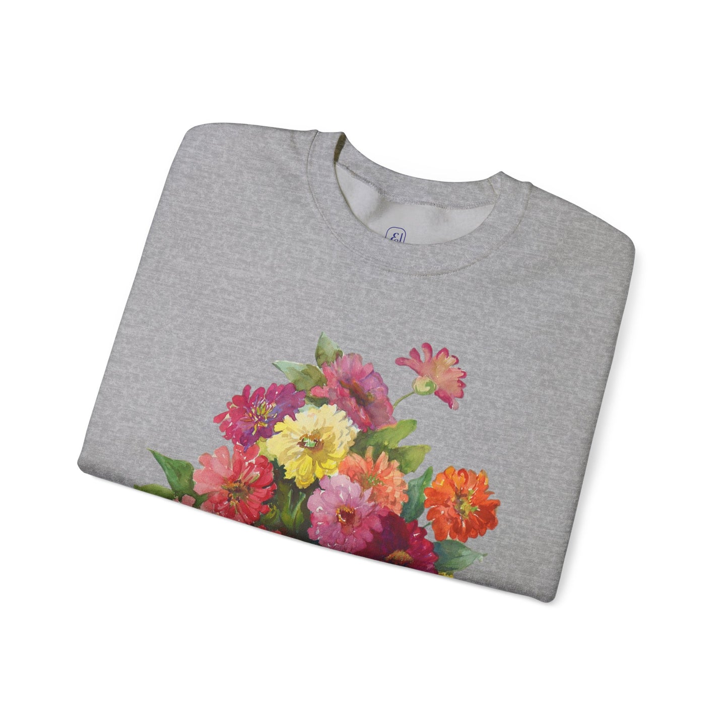 Everyday Is A Good Day For Watercolor - Floral Art Sweatshirt with Inspirational Quote