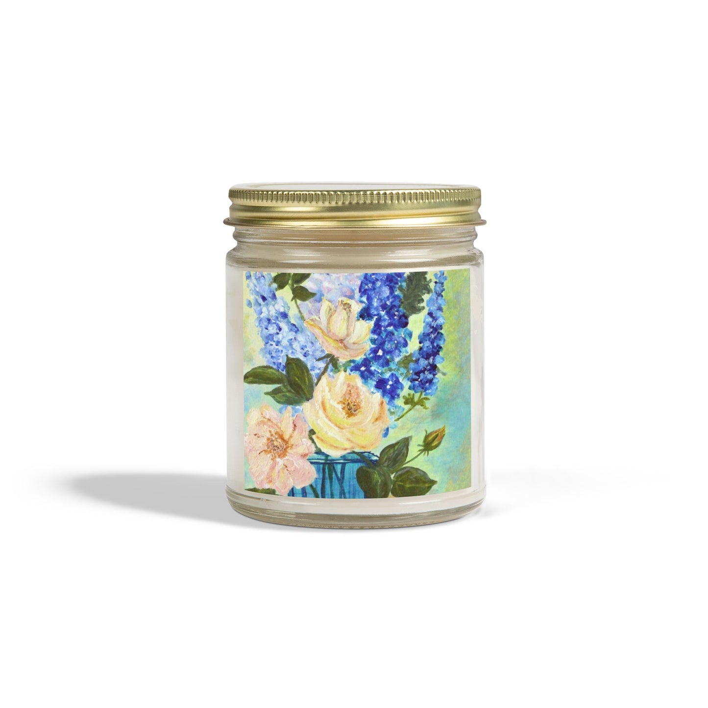 Floral Scented Candle - Coconut Apricot Wax (4oz, 9oz) - Perfect for Relaxation and Home Decor