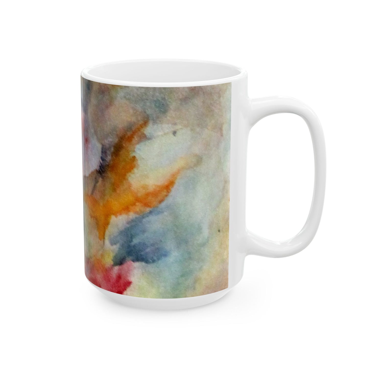 Artistic Watercolor Ceramic Mug - 11oz & 15oz