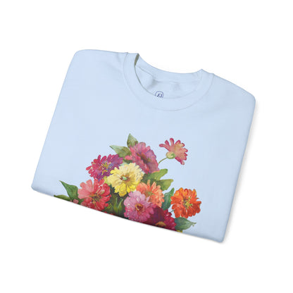 Everyday Is A Good Day For Watercolor - Floral Art Sweatshirt with Inspirational Quote